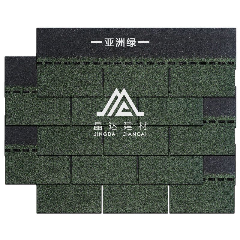 標準單層亞洲綠瀝青瓦